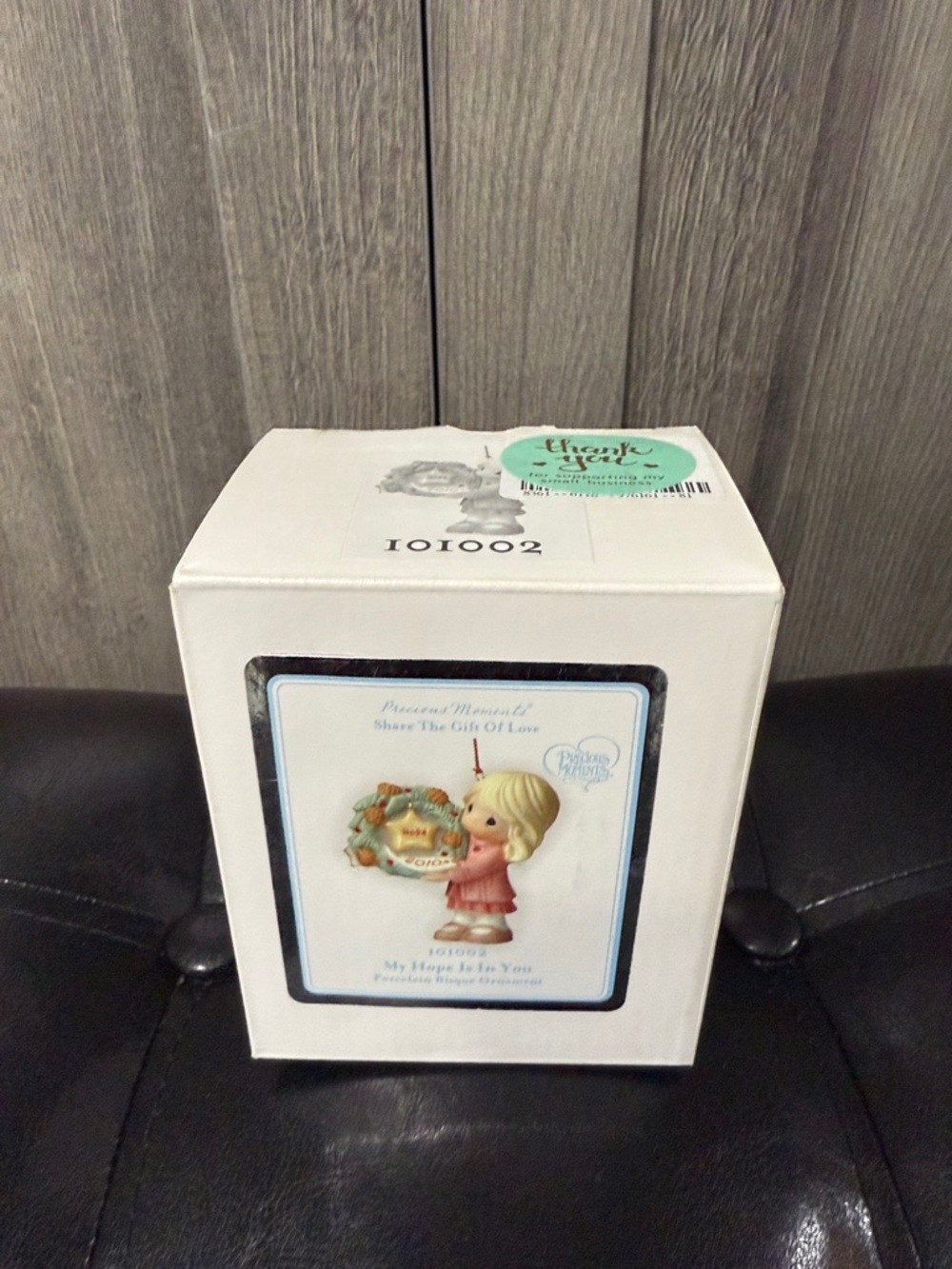Precious Moments My Hope Is In You Porcelain Bisque Ceramic 2010 Ornament - Picture 8 of 12